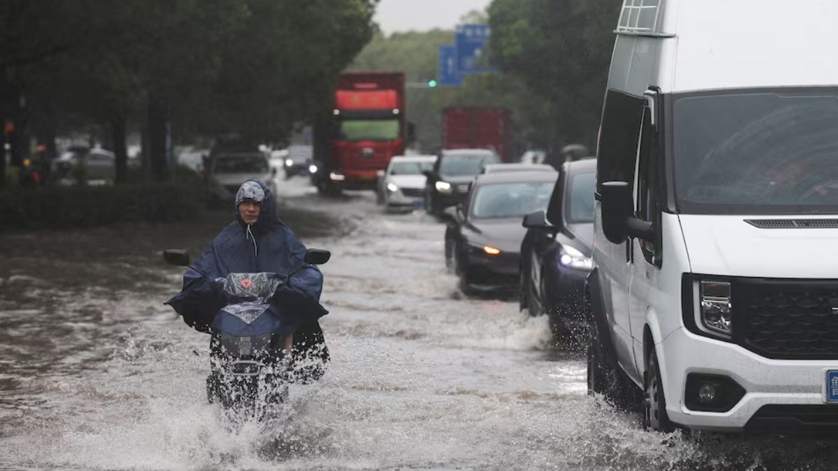 Typhoon Dolphin floods China: Roads, construction and tourism hit by extreme rain