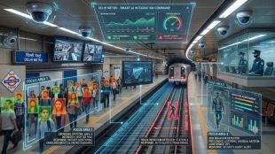 Delhi Metro AI-enabled CCTV surveillance system at metro stations
