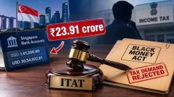 Rs 24 crore in Singapore bank accounts, but taxpayer says ‘not mine’; ITAT says this