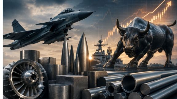 MIDHANI defence stock titanium orders and AMCA opportunity