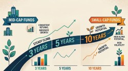 Mid-cap vs small-cap funds: Which category delivered stronger alpha in 3, 5, and 10 years?