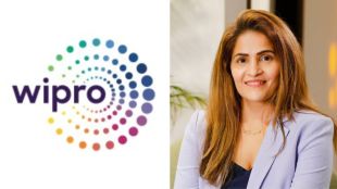 Wipro executive Harsha Anand Almad speaking about AI workforce transformation.