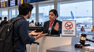 Delhi consumer commission, airline reimbursement, rescheduled flight, denied check-in, passenger compensation, Consumer Protection Act, mental agony, flight delay, litigation costs, travel dispute