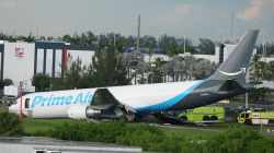 At least 5 dead after Amazon cargo plane crashes at Miami airport | Video