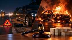 Car catches fire after late-night puncture; 14 yrs later, insurer ordered to pay Rs 70 lakh