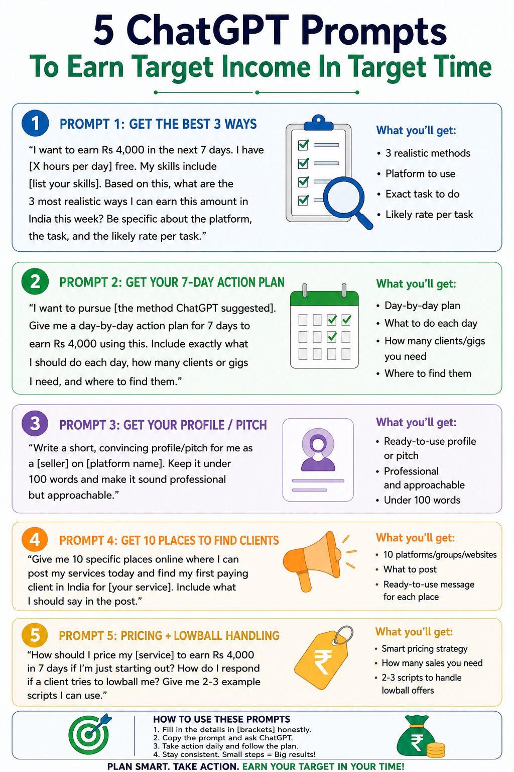 ChatGPT prompts to earn money