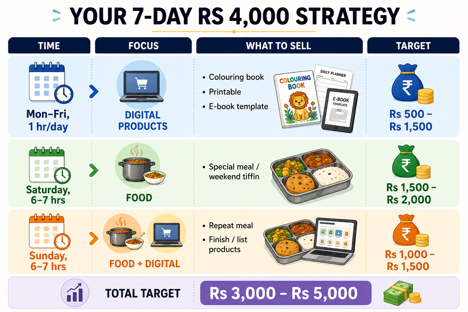 7-day strategy