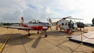 HAL hands over Tejas Trainers, HTT-40s and Dhruv NG Helicopters to IAF, PHL