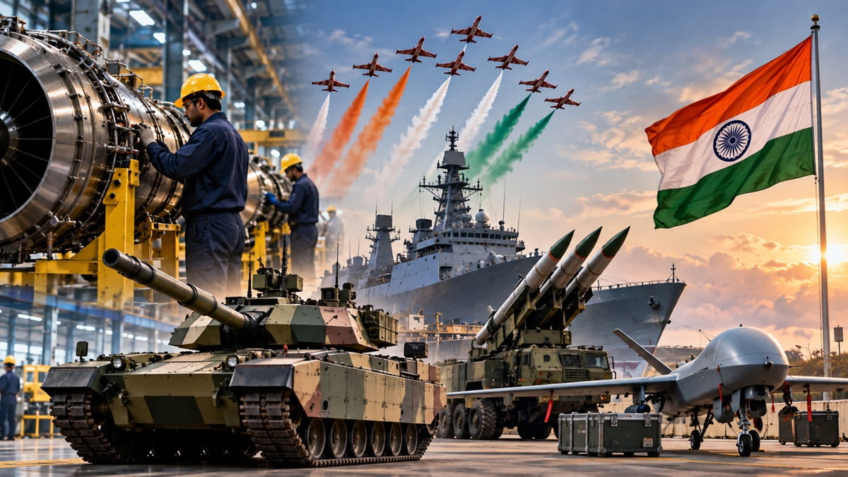 India's Defence Production and Exports Rise Significantly, Private Sector Share Grows