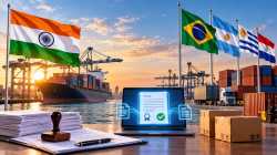 How does MERCOSUR pact for paperless trade help exporters and Indian companies?