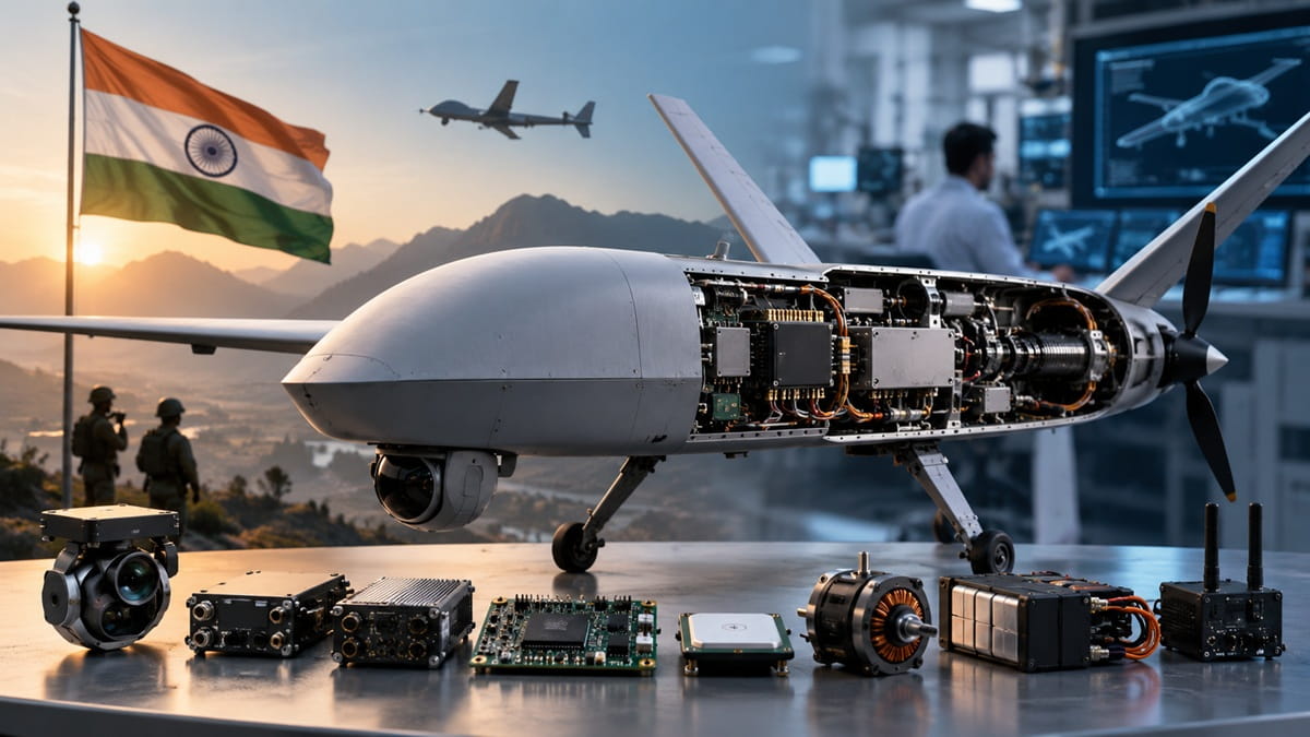 India’s Drone Industry Turns to Localising Critical UAV Components