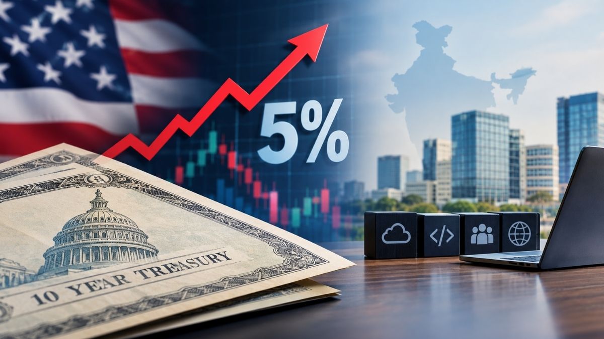 US 10-Year yield crosses 5%: Why Indian IT stocks may face valuation & growth headwinds