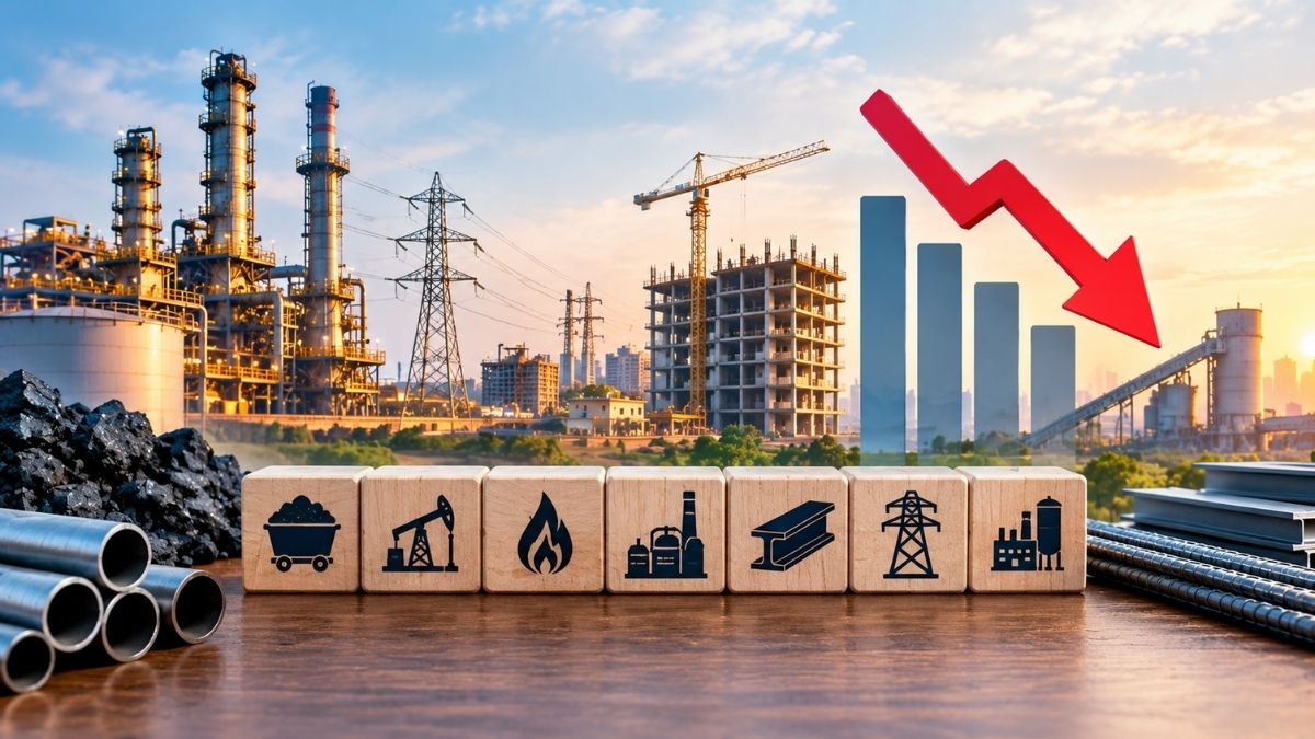 India Core Sector Growth Slows to Three-Month Low
