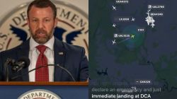 ‘Lost our right engine’: Moment pilots declare mid-air emergency on DHS Secretary’s jet