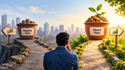 Same Rs 10,000 SIP, same Kotak fund — Rs 6.65 lakh gap. Widest regular vs direct return gaps