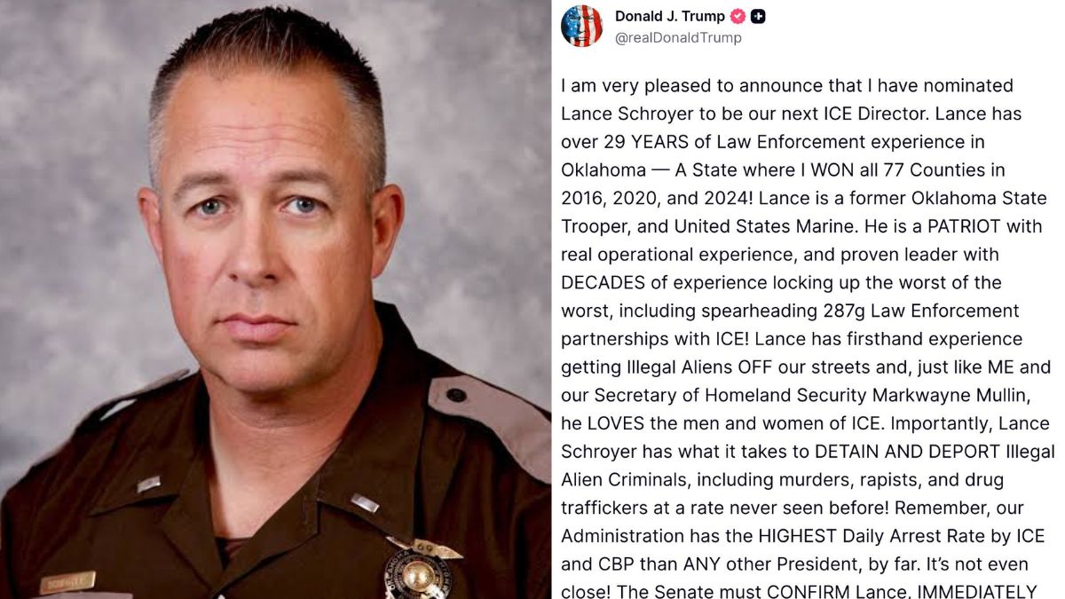 White House Withdraws Lance Schroyer Nomination for ICE Director Position