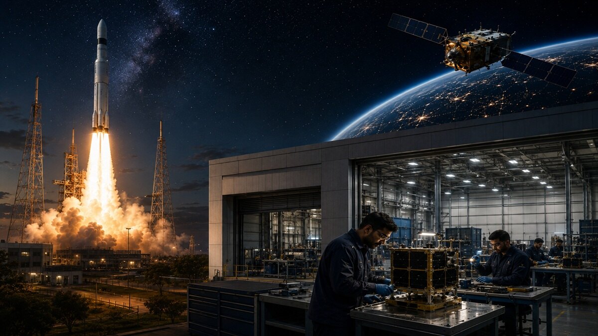 India's Space Sector Expands with Private Industry Driving Growth and Global Ambitions