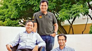 (L-R) NoBroker founders, Amit Kumar Agarwal (CEO), Akhil Gupta (CTO) & Saurabh Garg (CBO)