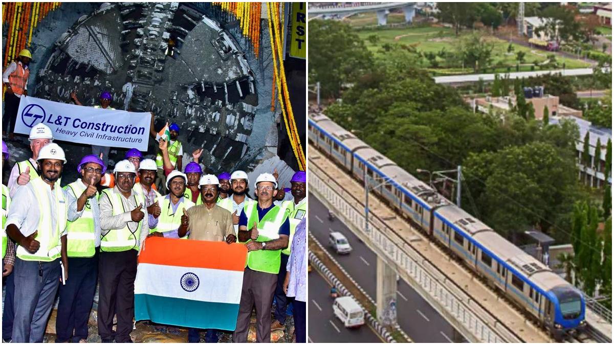 Chennai Metro Phase II Achieves Three Tunnel Boring Machine Breakthroughs in Three Days