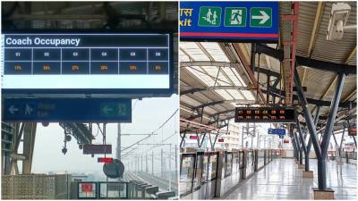 Delhi Metro Pink Line passengers can now check coach crowding before boarding; here’s how