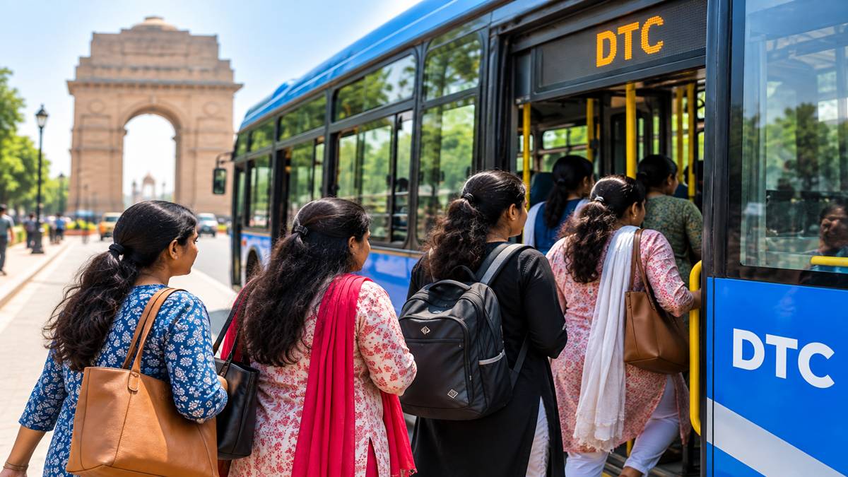 Delhi Replaces Paper Pink Tickets with Pink Saheli Smart Cards for Women’s Free Bus Travel