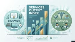 Services output index to include education, healthcare