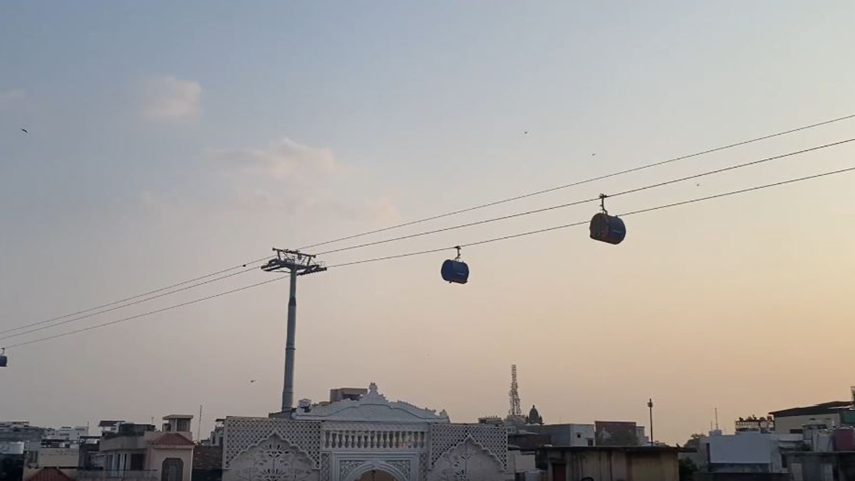 Varanasi's Kashi Ropeway Begins Second-Phase Trials with Cultural Enhancements