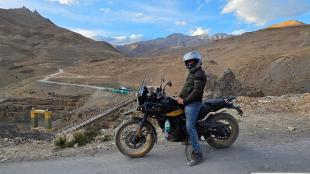 The Himalayan 450 is a middle-weight adventure-touring motorcycle that is aptly built for Himalayan terrain.