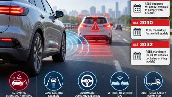 Govt Proposes Mandatory Advanced Emergency Braking / PR Handout