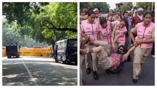 Jantar Mantar area amid tight security arrangements for CJP protest in Delhi
