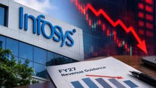 infosys share price down 3%