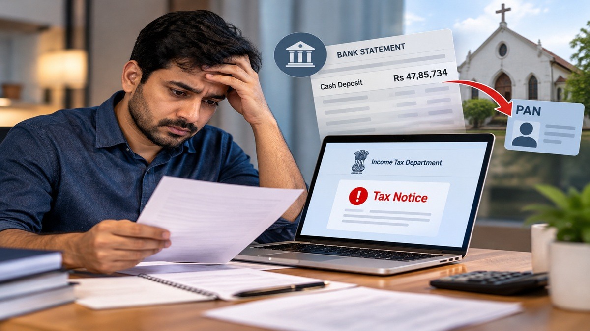 Bank Reporting Error Links Church Deposits to Employee’s PAN