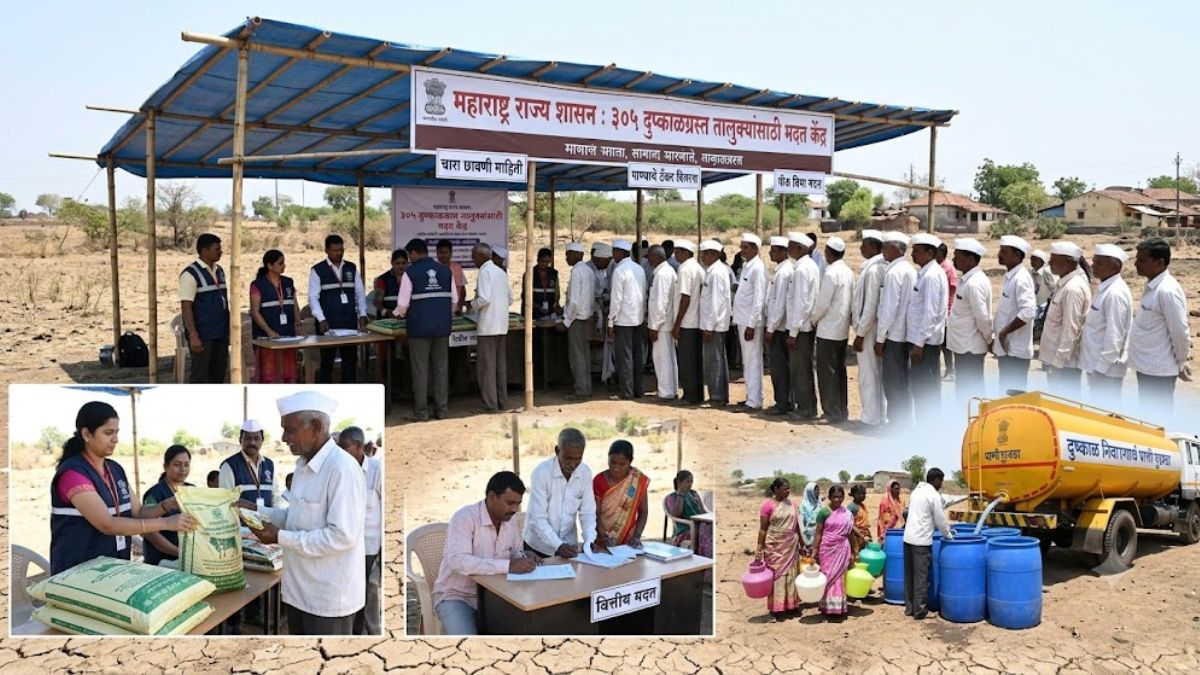Dürre in Maharashtra: Wie wird die Landesregierung die Bauern in den 305 ...