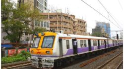 Why are Mumbai local train services delayed today?