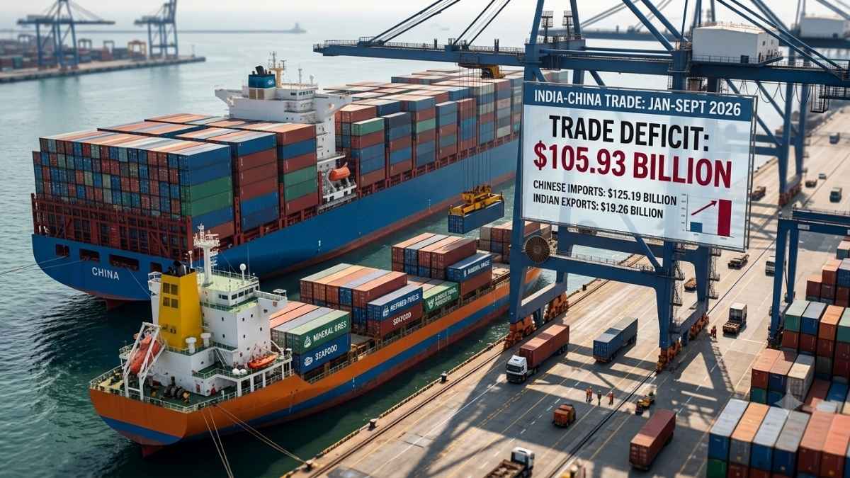 India's Trade Deficit with China Exceeds USD 100 Billion Amid Rising Exports